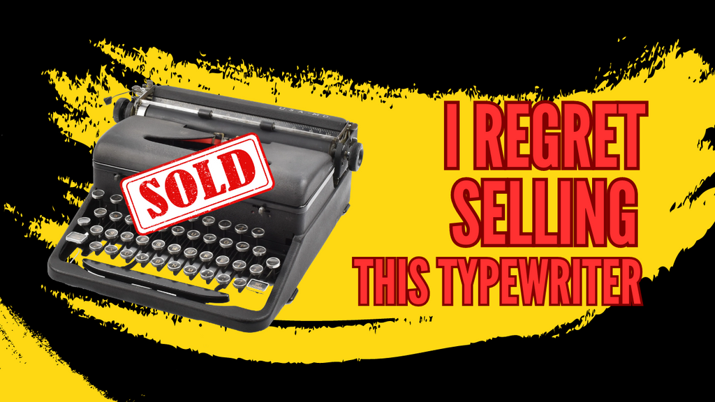 The Military Typewriter I regret Selling