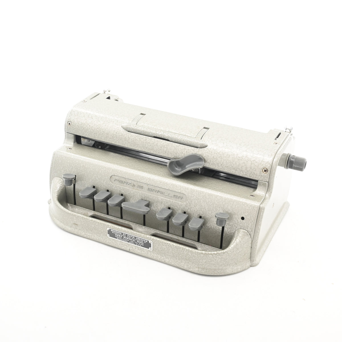 Machine Braile Perkins Brailler - The Perkins Braille typewriter writing machine – Mr ...