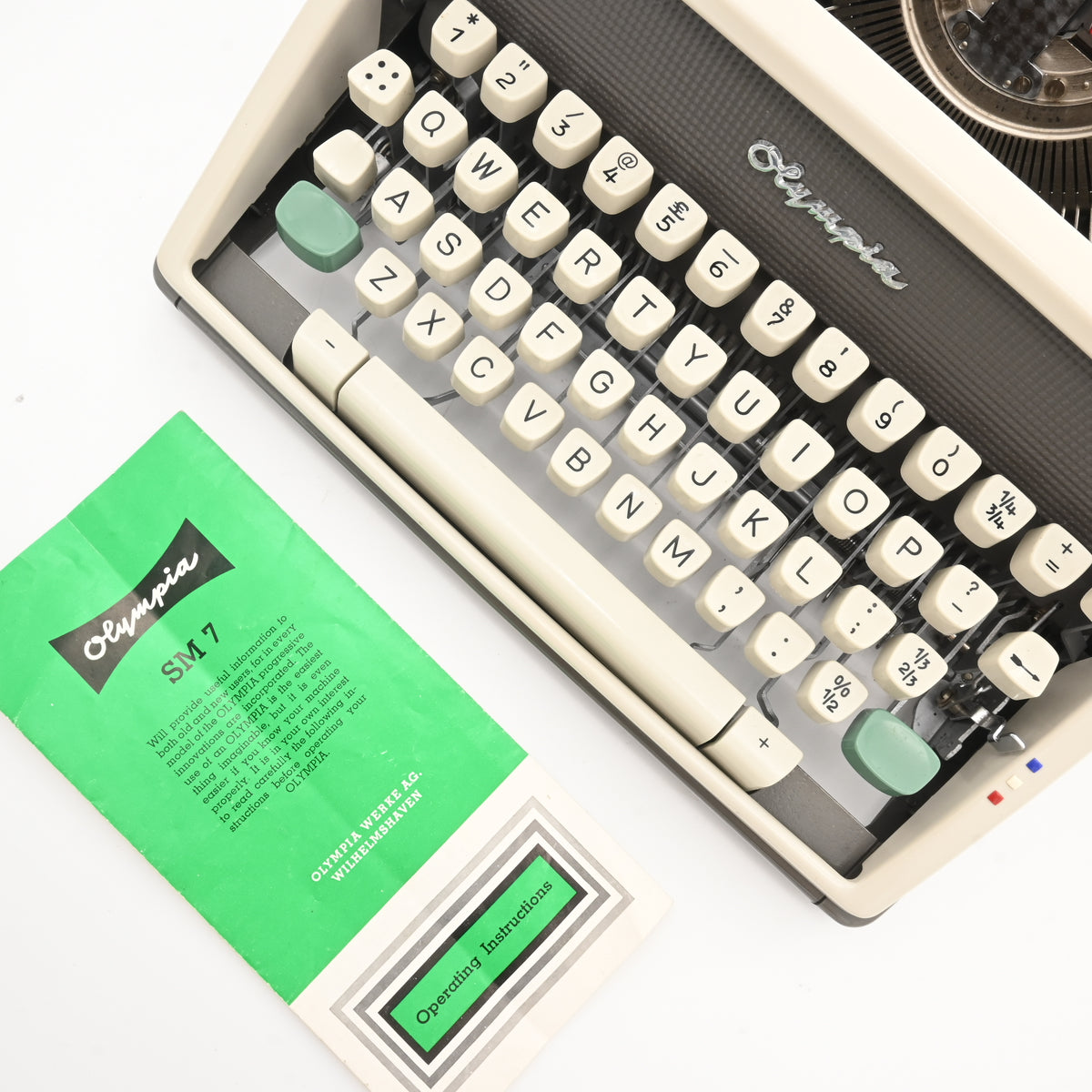 Olympia SM7 Typewriter – Mr & Mrs Vintage Typewriters ltd