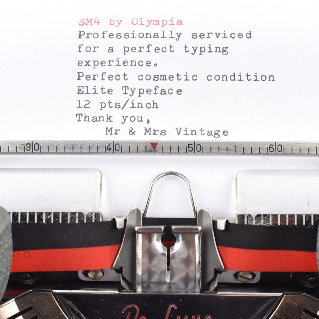 Olympia SM4 Typeface