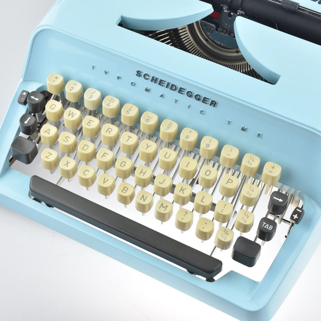 Restored Serviced Working Scheiegger Typomatic Typewriter