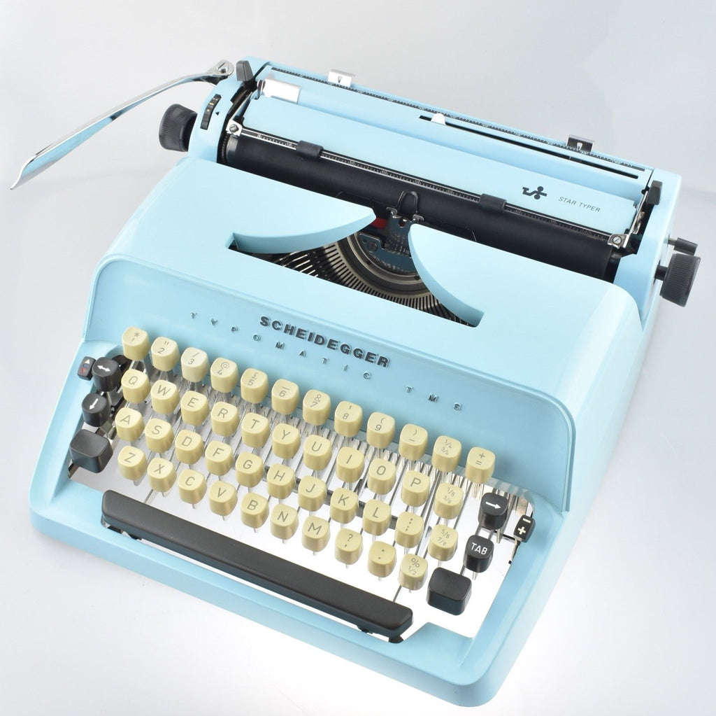 Professionally Serviced Working Scheiegger Typomatic Typewriter