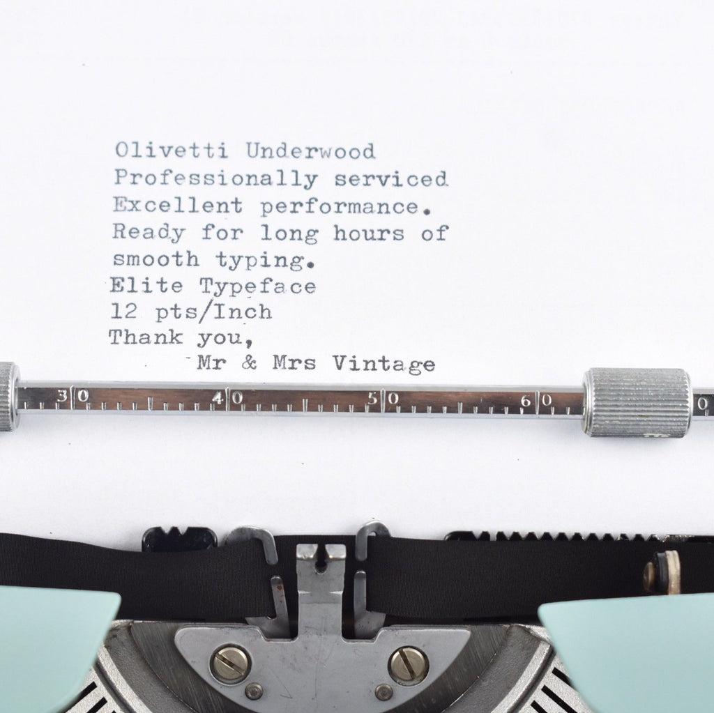 Olivetti Underwood Lettera 32 Typewriter