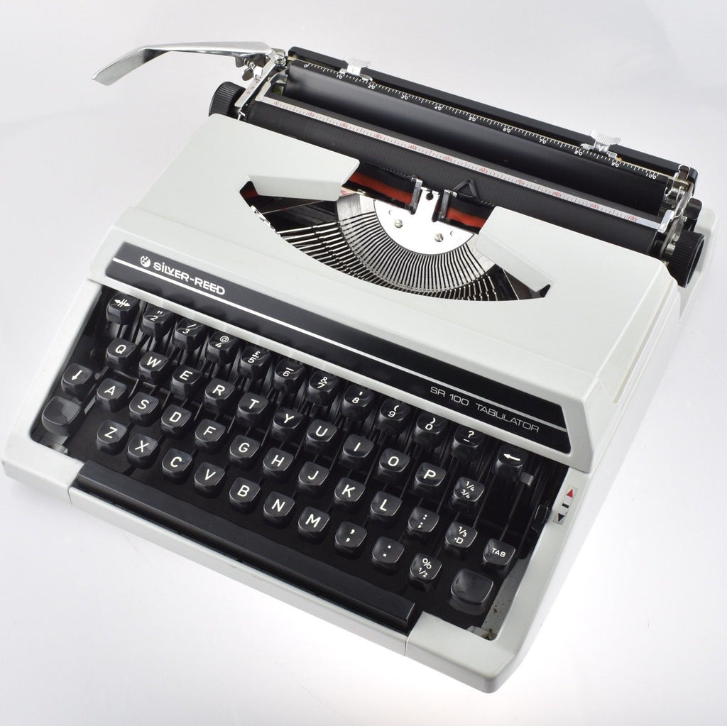 Professionally Serviced Working Silver Reed Typewriter