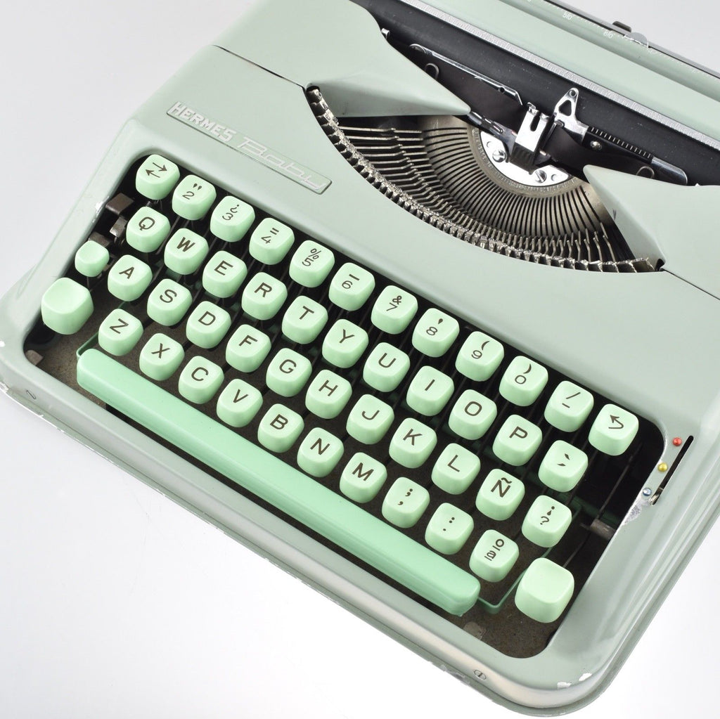 Restored Serviced Working Baby Hermes Typewriter