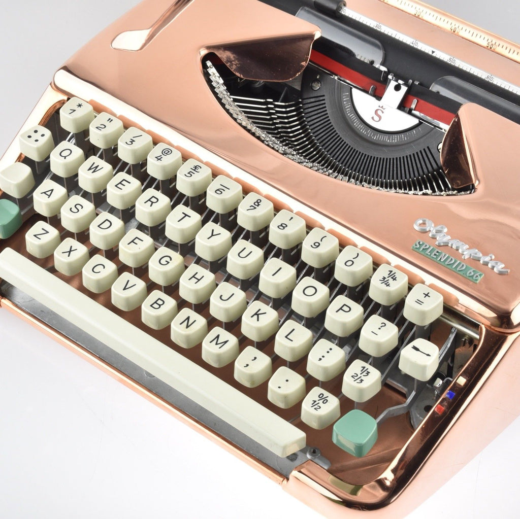ONLY AT Mr & Mrs Vintage Typewriters - COPPER PLATED Typewriter