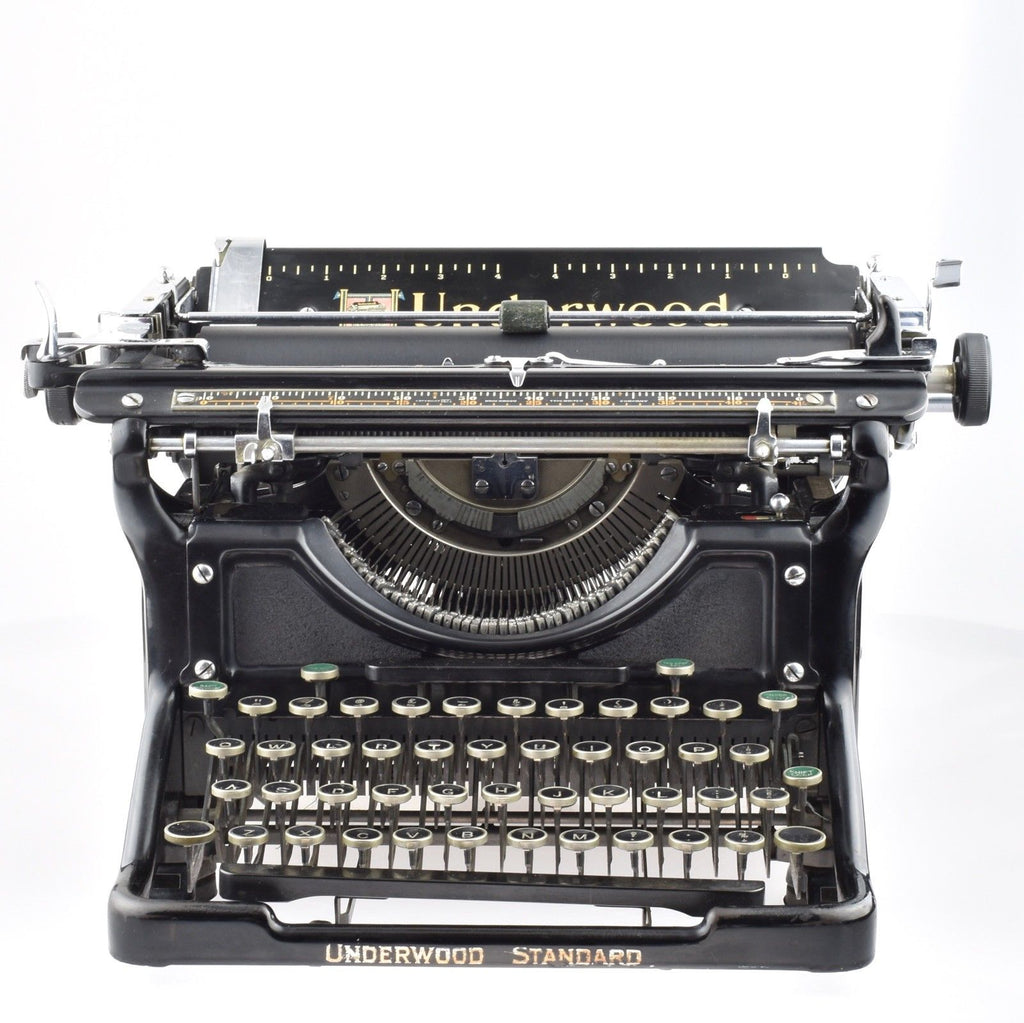 Professionally Serviced Working Underwood 6 Desk Typewriter
