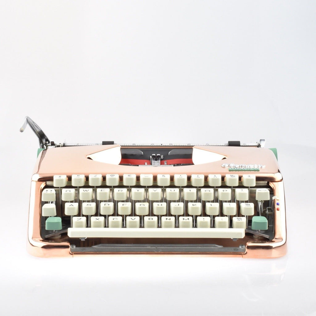 Restored Serviced Working Copper plated Olympia Splendid 66 typewriter