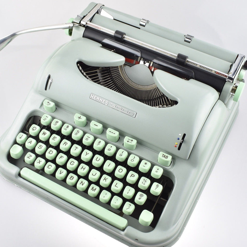 Professionally Serviced Restored Working Hermes 3000 Typewriter