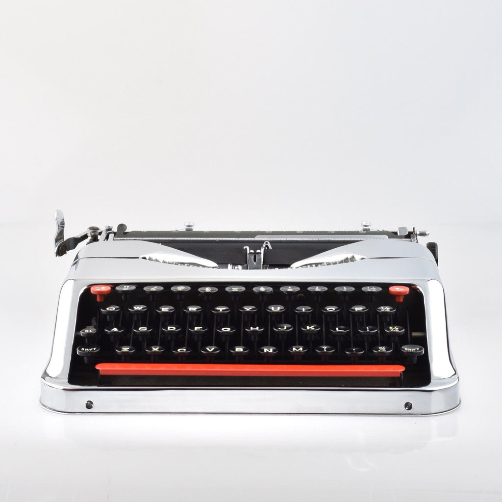 Professionally Serviced Working Empire Baby Chrome Typewriter