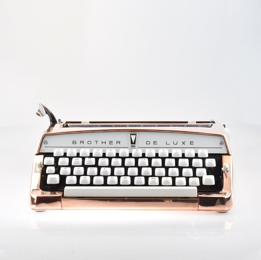 By Mr & Mrs Vintage Typewriters - 100% Genuinely Serviced Working copper plated 