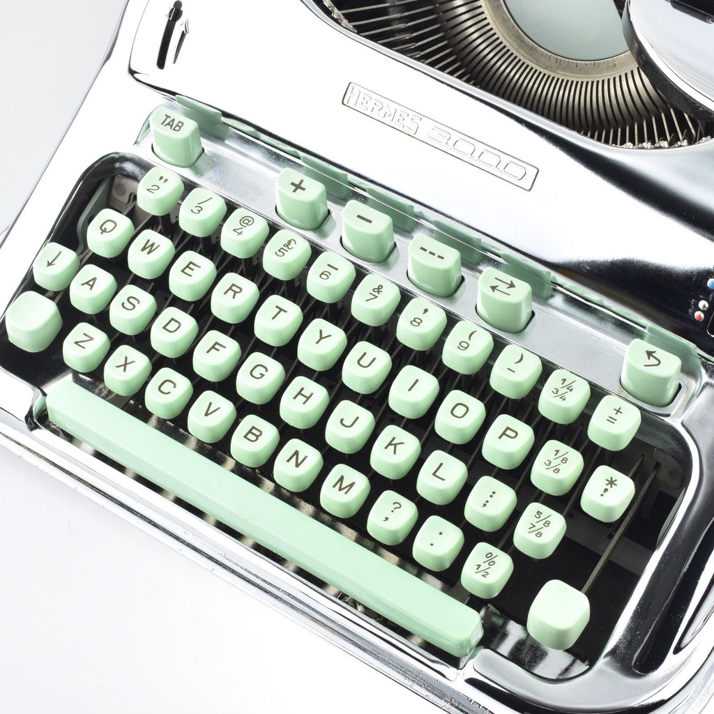 Chrome Plated Serviced Restored Working Hermes 3000 Typewriter