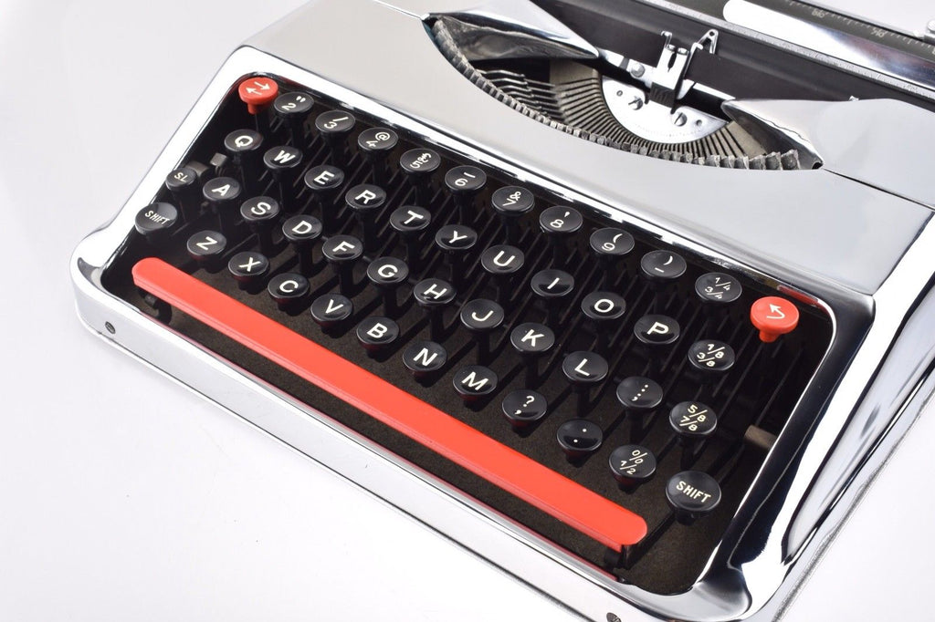 Empire Baby Chrome Plated Typewriter  
