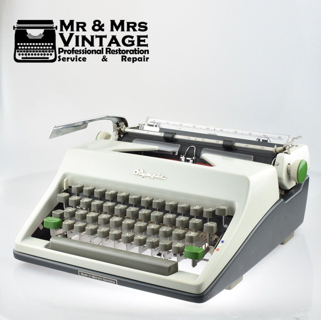 Professionally Serviced Working Olympia SM8 Typewriter