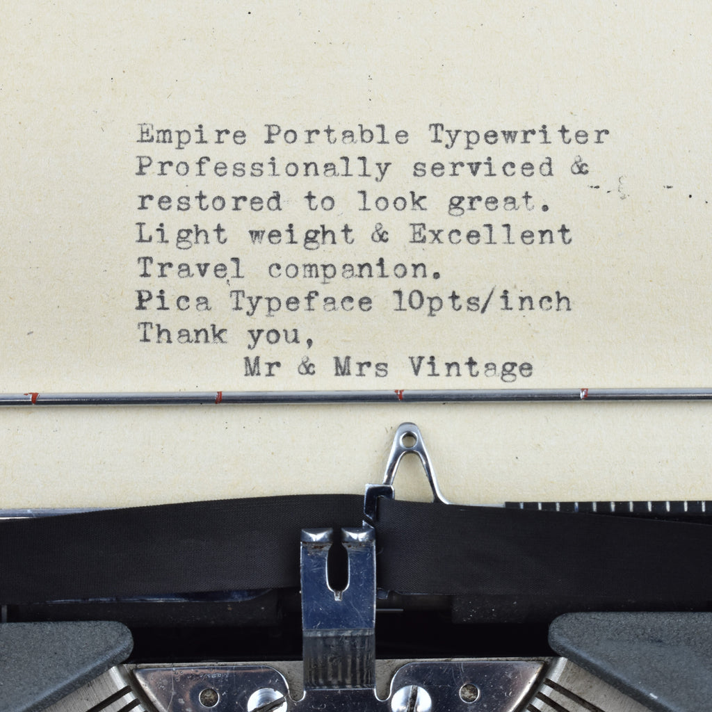 Baby Empire Typewriter Typeface