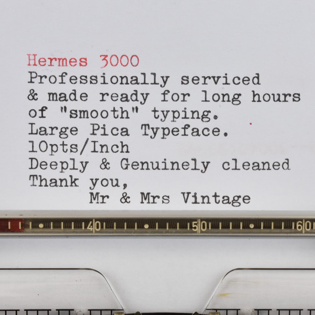 Hermes 3000 typeface