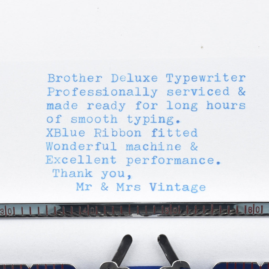 Brother Deluxe Typewriter 