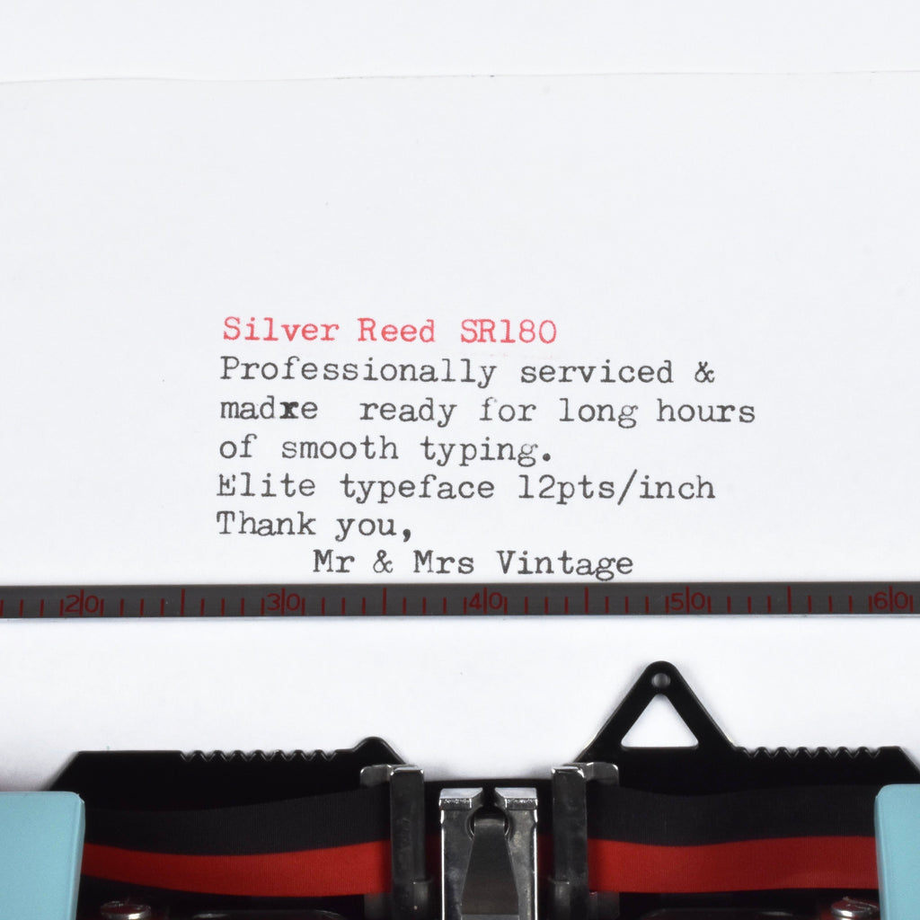 Silver Reed Typewriter SR180 Deluxe 