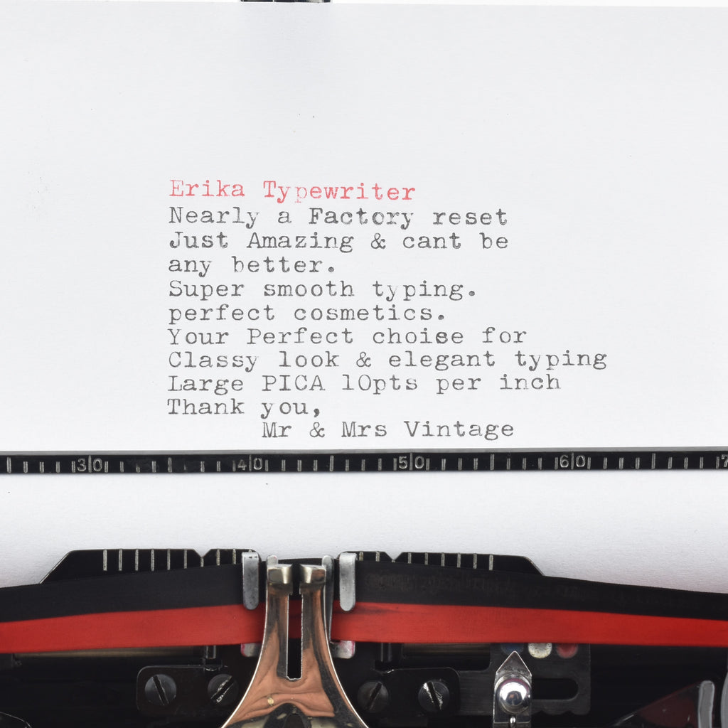 Erika Model 5 Typewriter