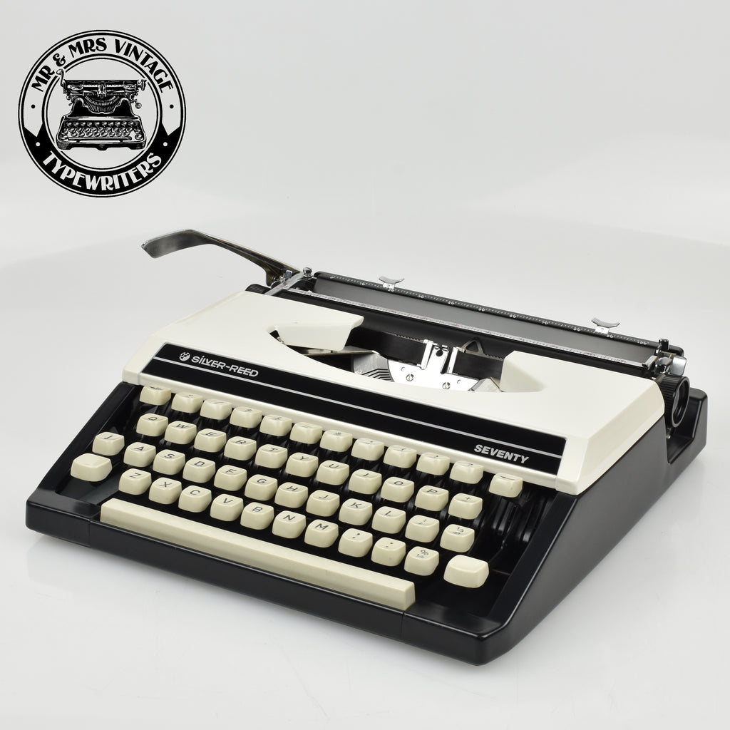 Seventy Silver Reed Typewriter 
