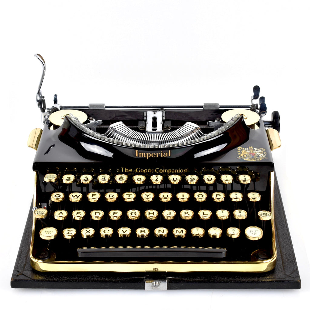 Gold Plated Imperial Typewriter Model 1