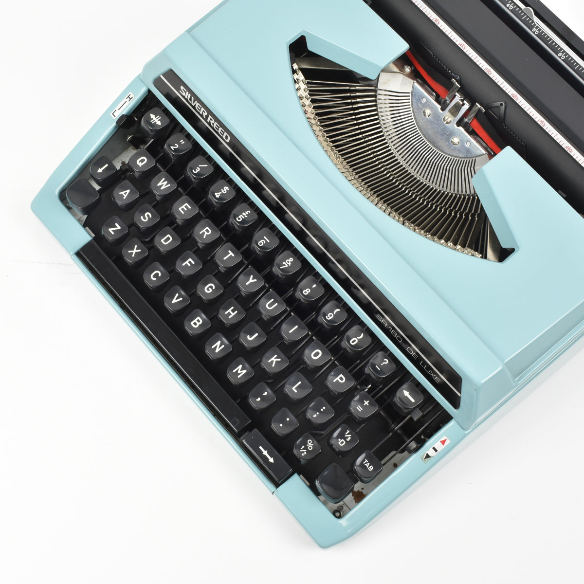 Silver Reed Typewriter SR180 Deluxe | Light Blue | UK & WORLDWIDE ...