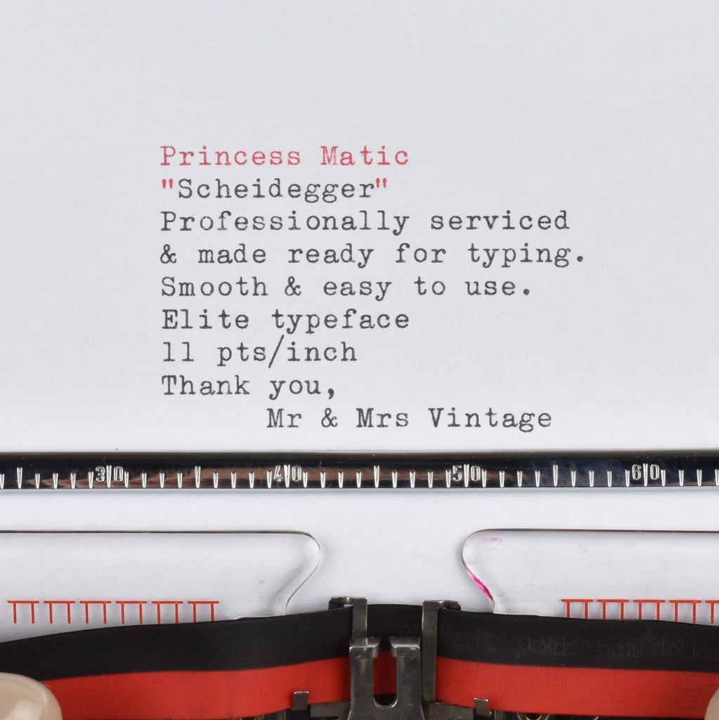 Scheidegger  Typewriter typeface