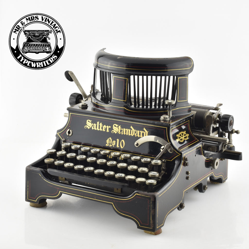 Vintage Salter 10 Typewriter in working condition