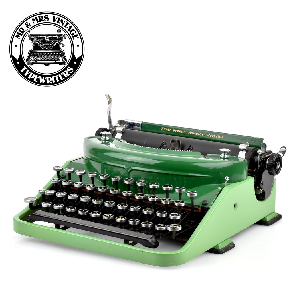 Smith Premier Noiseless Typewriter Green