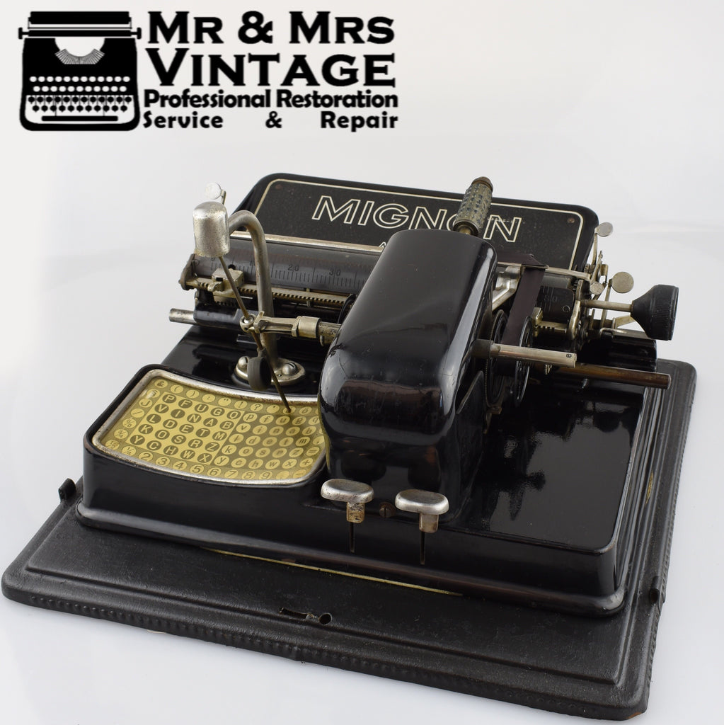 Mignon Aeg Index Typewriter